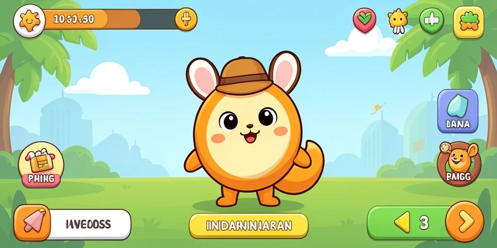 Fitur interaksi sosial yang membuat permainan lebih seru.