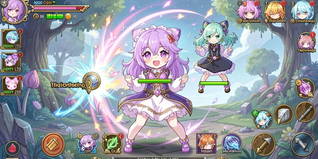 Screenshot 3: Kustomisasi karakter dengan kostum unik.