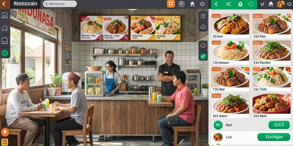 Screen play yang menampilkan level penuh tantangan.