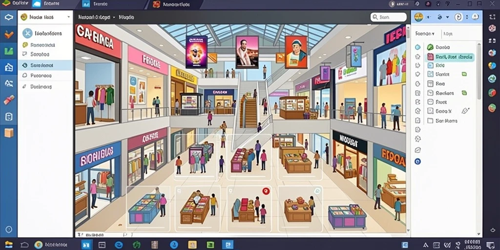 Screenshot dari sistem peningkatan karakter yang unik.