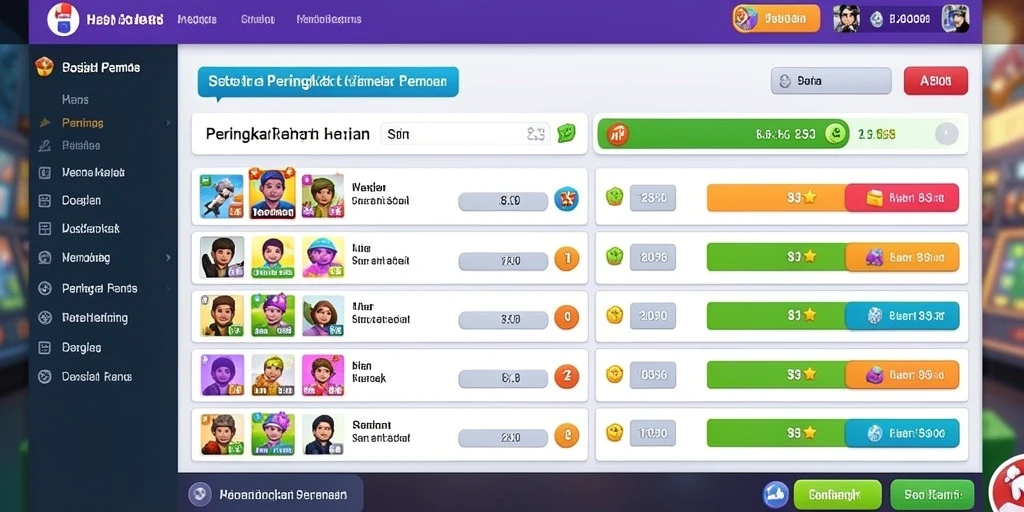 Beragam pilihan permainan slot untuk menghibur pengguna.