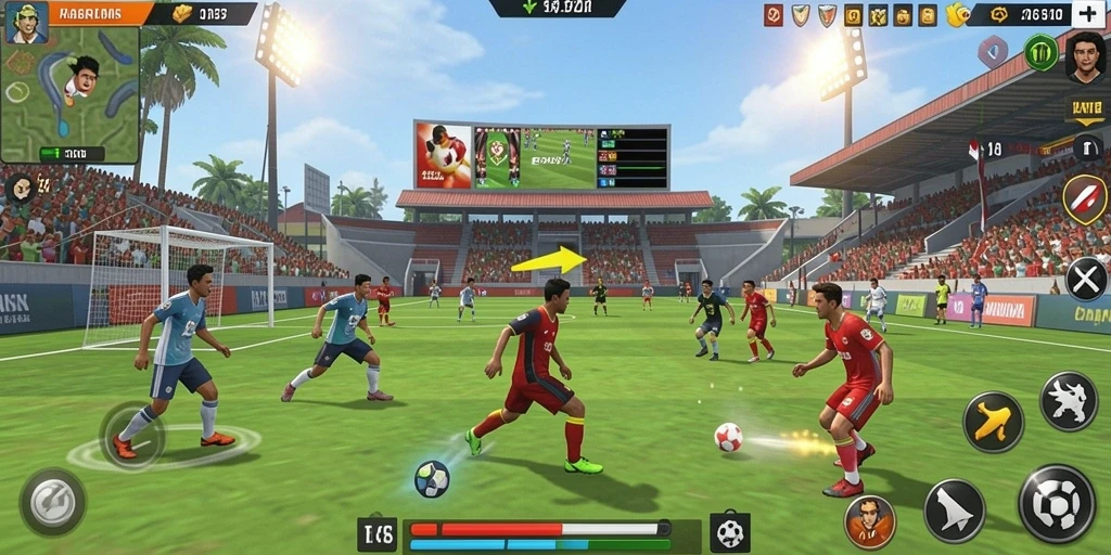 Tangkapan layar permainan slot dengan grafis yang memukau.