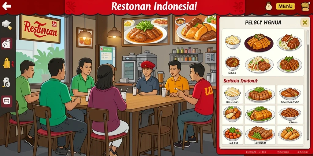 Menu upgrade senjata dan item yang menarik.