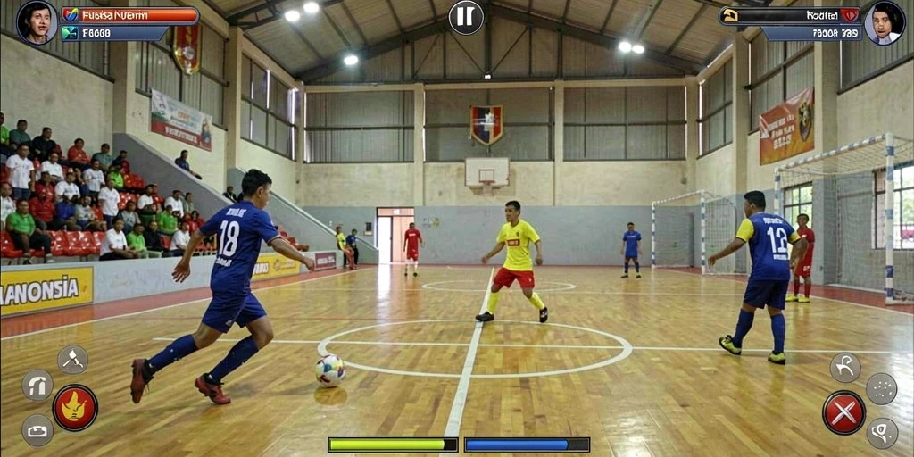 Level permainan dengan tantangan yang mendebarkan.